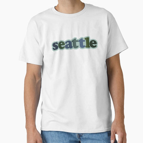Seattle Wa T-Shirt - Trendy Graphic for Adults - T-Shirt, Sweatshirt, Hoodie
