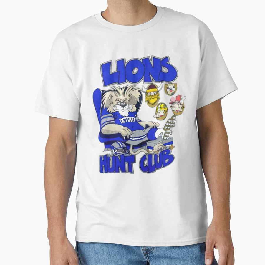 Football Detroit Lions T-Shirt - Minimalist Print Unisex - T-Shirt, Sweatshirt, Hoodie