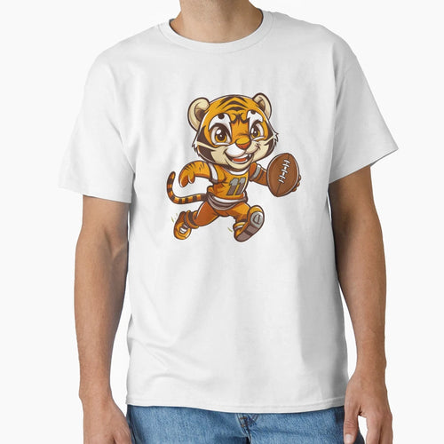 Tiger American Football T-Shirt - Unique Graphic Unisex - T-Shirt, Sweatshirt, Hoodie