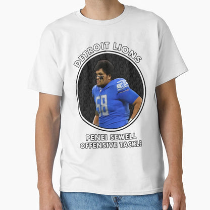 Penei Sewell Ot Detroit Lions T-Shirt - Trendy Graphic Men Women - T-Shirt, Sweatshirt, Hoodie
