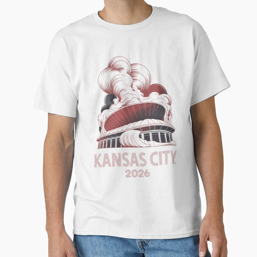 Kansas City 2026 Arrowhead Stadium T-Shirt - Casual Everyday Wear Unisex - T-Shirt, Sweatshirt, Hoodie