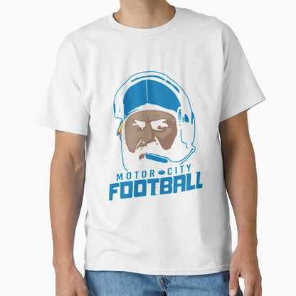 Motor City Football T-Shirt - Novelty Apparel for Adults - T-Shirt, Sweatshirt, Hoodie