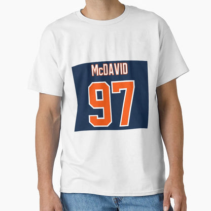 Connor Mcdavid T-Shirt - Minimalist Print for Adults - T-Shirt, Sweatshirt, Hoodie
