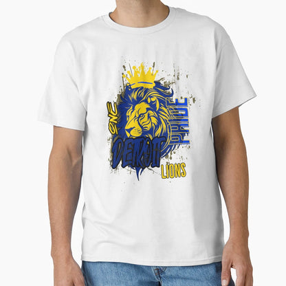 Detroit Lions One Pride T-Shirt - Novelty Apparel for Adults - T-Shirt, Sweatshirt, Hoodie
