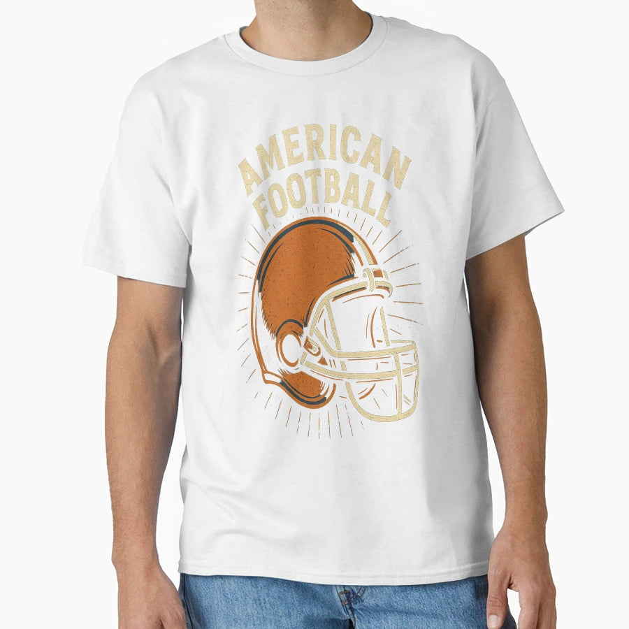 American Football Helmet Gridiron Art T-Shirt - Streetwear Style for Adults - T-Shirt, Sweatshirt, Hoodie