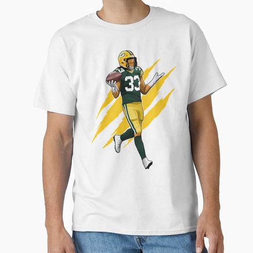Aaron Jones Styles 33 Claw T-Shirt - Unique Graphic Unisex - T-Shirt, Sweatshirt, Hoodie