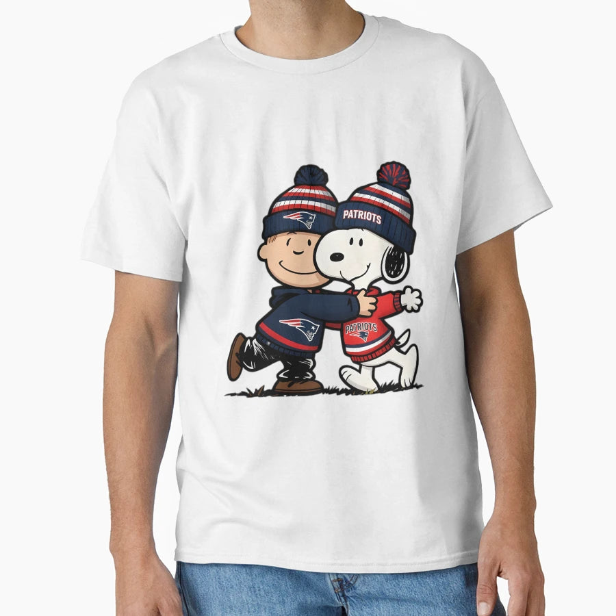 Snoopy New England Patriots Game Day T-Shirt - Custom Art Print Unisex - T-Shirt, Sweatshirt, Hoodie