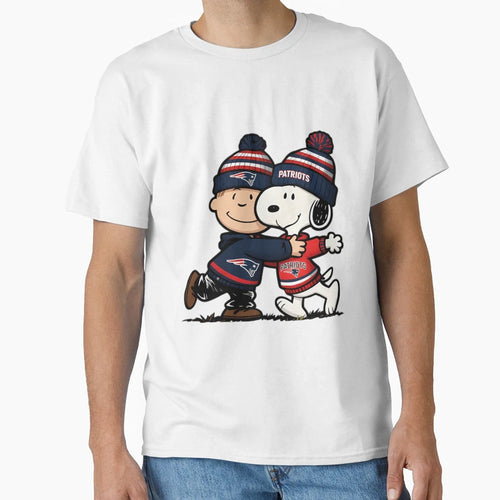 Snoopy New England Patriots Game Day T-Shirt - Custom Art Print Unisex - T-Shirt, Sweatshirt, Hoodie