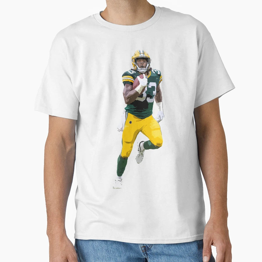 Aaron Jones T-Shirt - Custom Art Print for Adults - T-Shirt, Sweatshirt, Hoodie