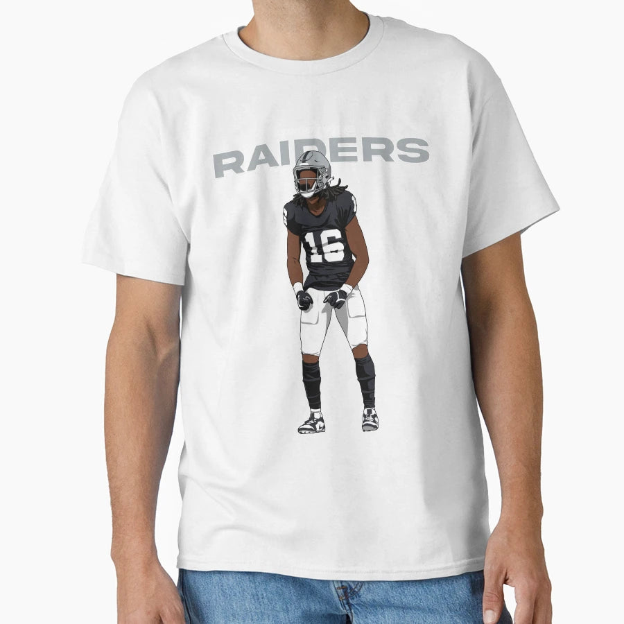 Jacobi Meyers Lv Raiders T-Shirt - Custom Art Print for Adults - T-Shirt, Sweatshirt, Hoodie