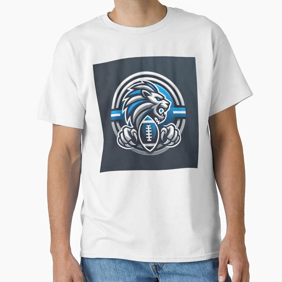 Detroit Football T-Shirt - Novelty Apparel Unisex - T-Shirt, Sweatshirt, Hoodie