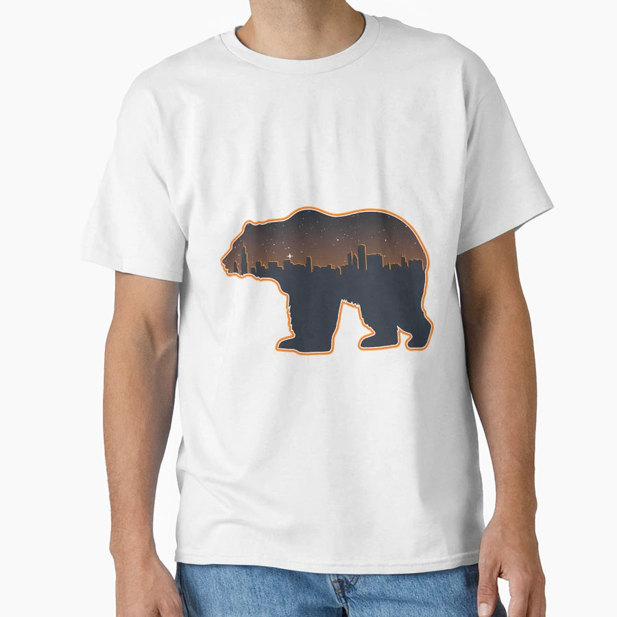 Chicago Bears Chicago Illinois T-Shirt - Aesthetic Graphic for Adults - T-Shirt, Sweatshirt, Hoodie