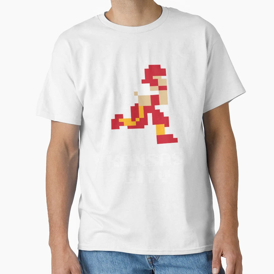 Football Kansas City 8 Bits T-Shirt - Custom Art Print Men Women - T-Shirt, Sweatshirt, Hoodie