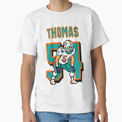 Zach Thomas 8 Bit Pixel Art Dolphins T-Shirt - Streetwear Style Men Women - T-Shirt, Sweatshirt, Hoodie