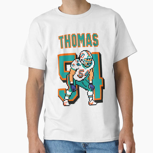 Zach Thomas 8 Bit Pixel Art Dolphins T-Shirt - Streetwear Style Men Women - T-Shirt, Sweatshirt, Hoodie