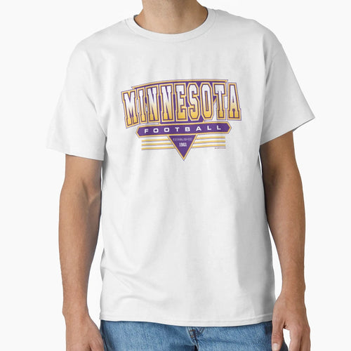 Minnesota Football Vikings Inspired T-Shirt - Custom Art Print for Adults - T-Shirt, Sweatshirt, Hoodie