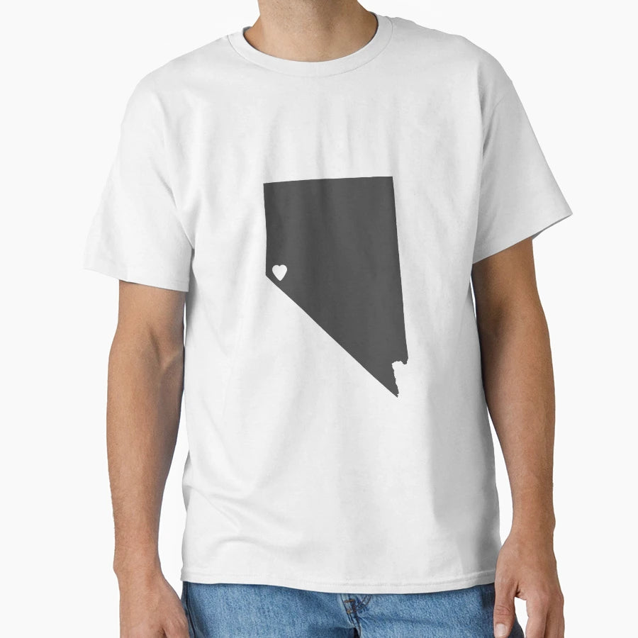Nevada Charcoal T-Shirt - Novelty Apparel for Adults - T-Shirt, Sweatshirt, Hoodie