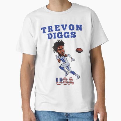 Trevon Diggs Usa T-Shirt - Graphic Print for Adults - T-Shirt, Sweatshirt, Hoodie