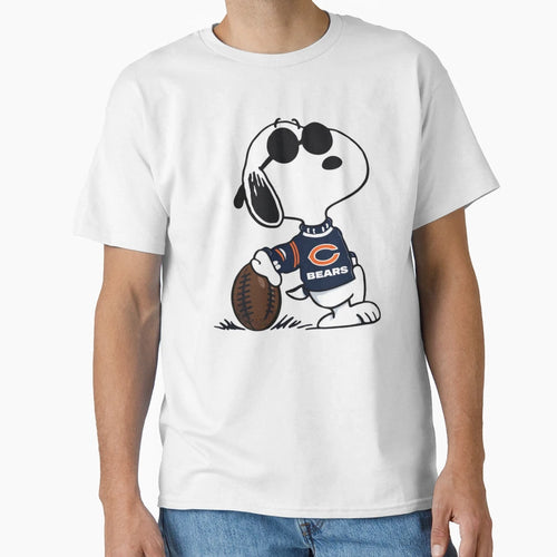 Joe Snoopy Chicago Bears T-Shirt - Aesthetic Graphic Men Women - T-Shirt, Sweatshirt, Hoodie
