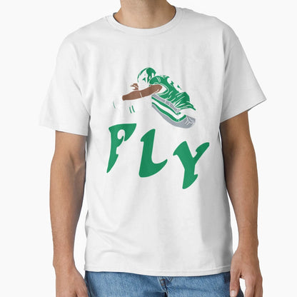 Fly Saquon Philadelphia Football T-Shirt - Minimalist Print Men Women - T-Shirt, Sweatshirt, Hoodie