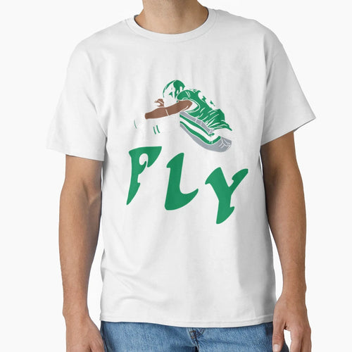 Fly Saquon Philadelphia Football T-Shirt - Minimalist Print Men Women - T-Shirt, Sweatshirt, Hoodie