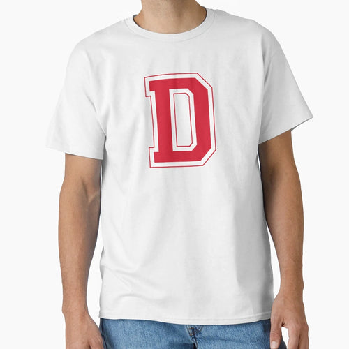 Red Varsity Letter D T-Shirt - Novelty Apparel Unisex - T-Shirt, Sweatshirt, Hoodie