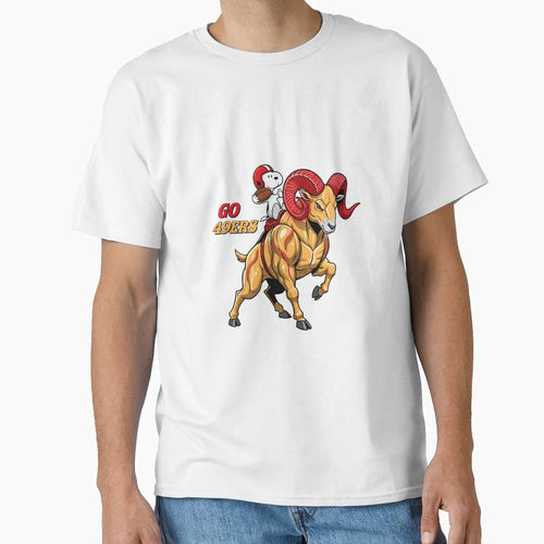 Snoopy Go 49Ers T-Shirt - Streetwear Style for Adults - T-Shirt, Sweatshirt, Hoodie