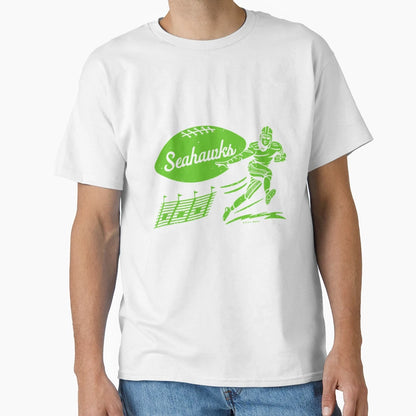 Football Seattle Seahawks Green Seahawks T-Shirt - Graphic Print Unisex - T-Shirt, Sweatshirt, Hoodie