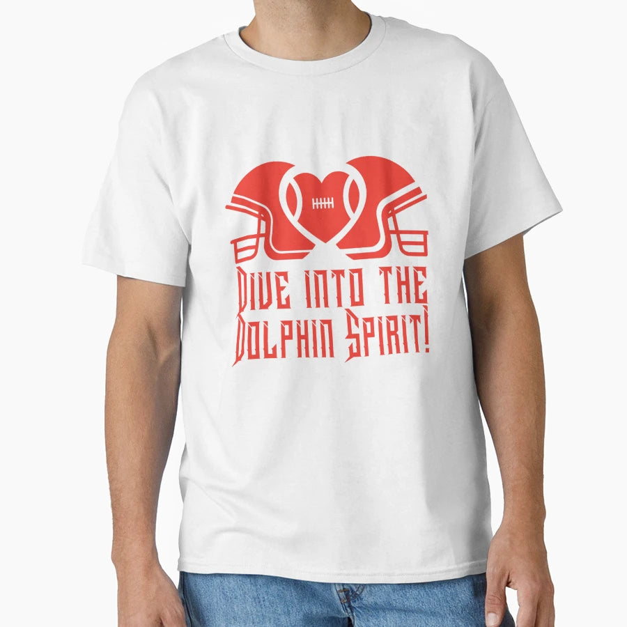 Miami Dolphins Spirit Dive T-Shirt - Novelty Apparel Men Women - T-Shirt, Sweatshirt, Hoodie