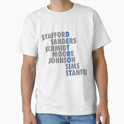 Detroit Lions All Time Greats Legacy T-Shirt - Aesthetic Graphic Men Women - T-Shirt, Sweatshirt, Hoodie