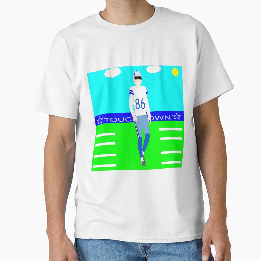 Football Player T-Shirt - Minimalist Print Unisex - T-Shirt, Sweatshirt, Hoodie