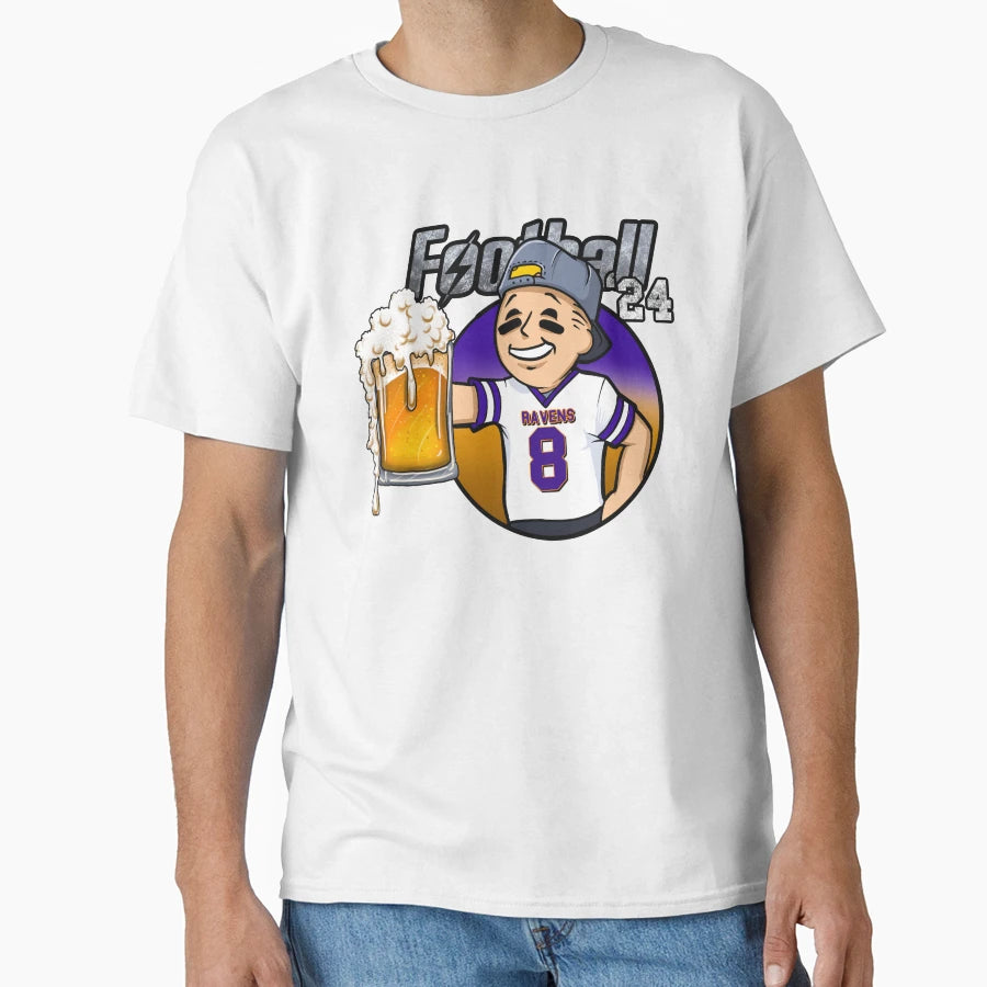 Baltimore Beer And Football T-Shirt - Novelty Apparel Men Women - T-Shirt, Sweatshirt, Hoodie