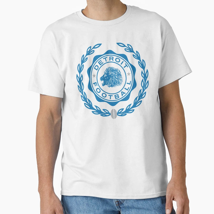 Detroit Football Victory Laurel T-Shirt - Streetwear Style Unisex - T-Shirt, Sweatshirt, Hoodie