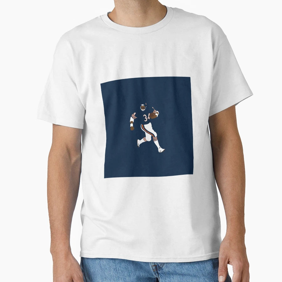 Walter Payton Sweetness 34 Chicago T-Shirt - Graphic Print Men Women - T-Shirt, Sweatshirt, Hoodie
