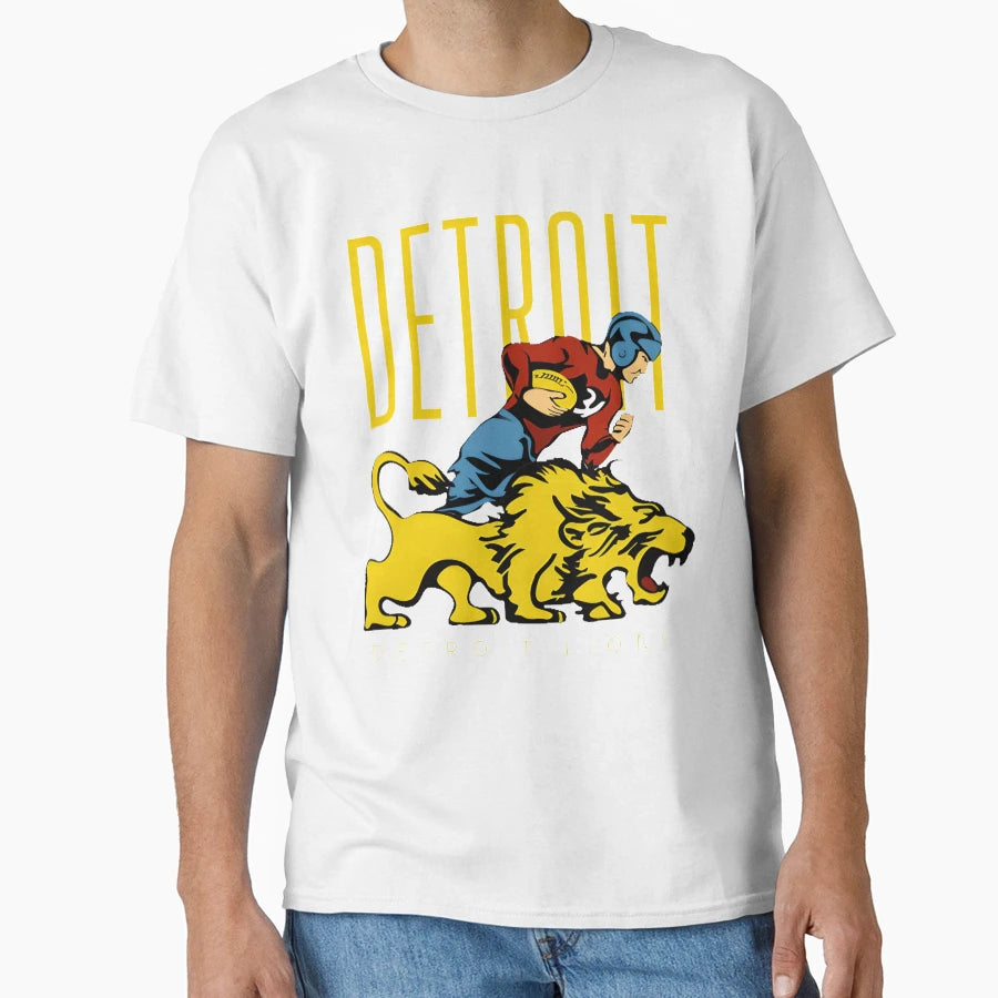 Detroit Lions T-Shirt - Trendy Graphic for Adults - T-Shirt, Sweatshirt, Hoodie