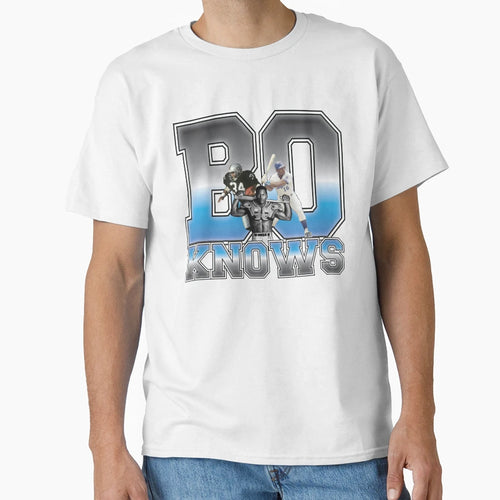 Bo Knows T-Shirt - Aesthetic Graphic for Adults - T-Shirt, Sweatshirt, Hoodie