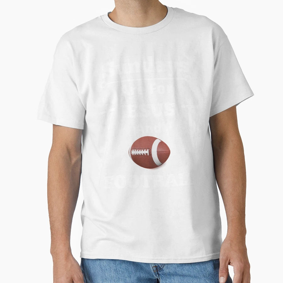 Sundays Are Jesus And Football T-Shirt - Graphic Print for Adults - T-Shirt, Sweatshirt, Hoodie