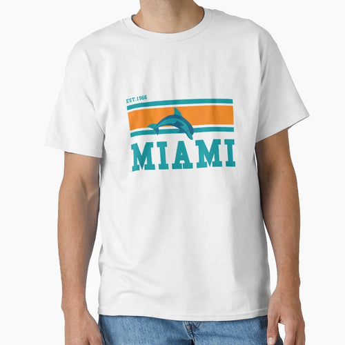 Miami Sports Team Est 1966 Athletic T-Shirt - Aesthetic Graphic for Adults - T-Shirt, Sweatshirt, Hoodie