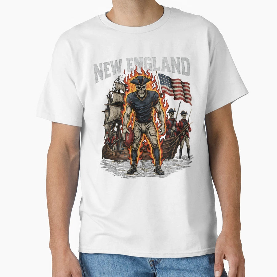 New England Football 90S Game Day T-Shirt - Unique Graphic Men Women - T-Shirt, Sweatshirt, Hoodie