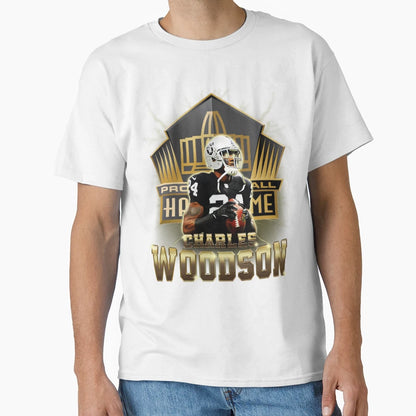 Charles Woodson Football 80S 90S Rap T-Shirt - Trendy Graphic for Adults - T-Shirt, Sweatshirt, Hoodie