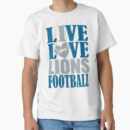 Football Detroit Lions T-Shirt - Streetwear Style for Adults - T-Shirt, Sweatshirt, Hoodie