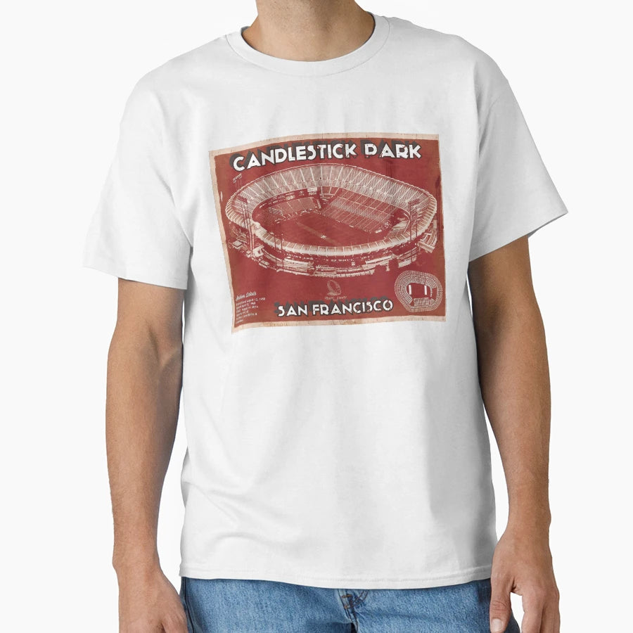 Candlestick Park Home San T-Shirt - Casual Everyday Wear Men Women - T-Shirt, Sweatshirt, Hoodie