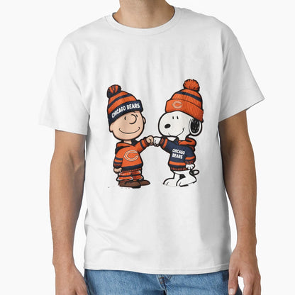 Chicago Bears Snoopy Football Cartoon T-Shirt - Graphic Print for Adults - T-Shirt, Sweatshirt, Hoodie