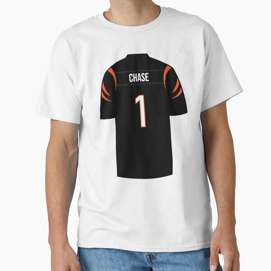 Ja Marr Chase Jersey T-Shirt - Novelty Apparel Unisex - T-Shirt, Sweatshirt, Hoodie