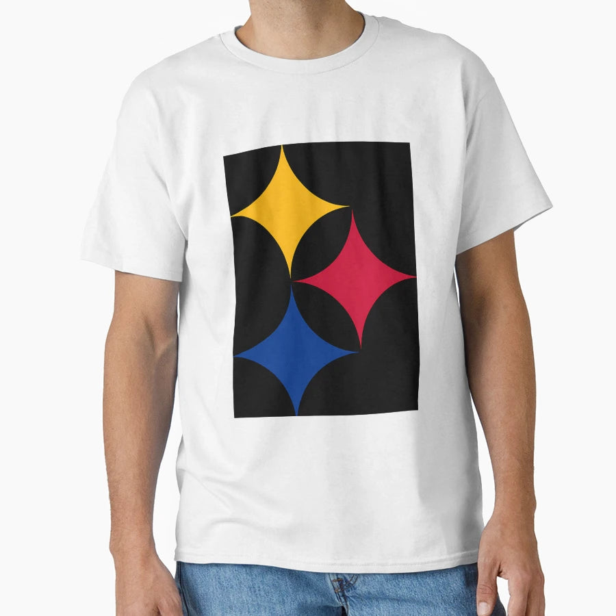 S T E E L E R S Geometric Minimal T-Shirt - Graphic Print for Adults - T-Shirt, Sweatshirt, Hoodie