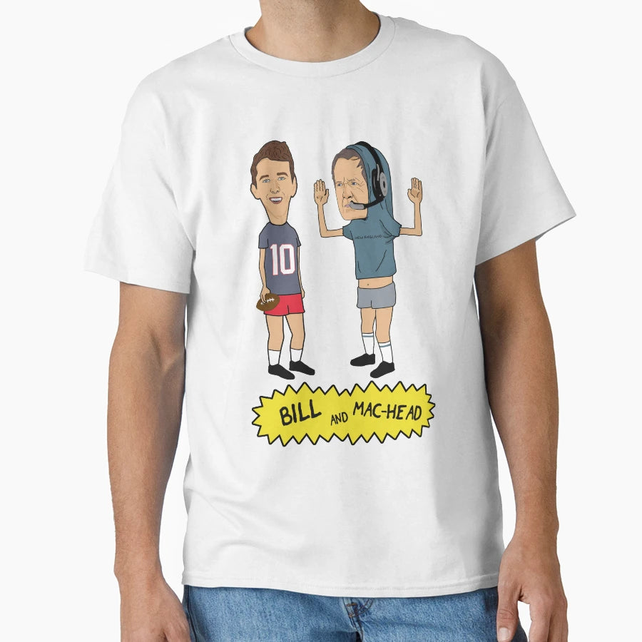Bill And Tom Head T-Shirt - Custom Art Print for Adults - T-Shirt, Sweatshirt, Hoodie