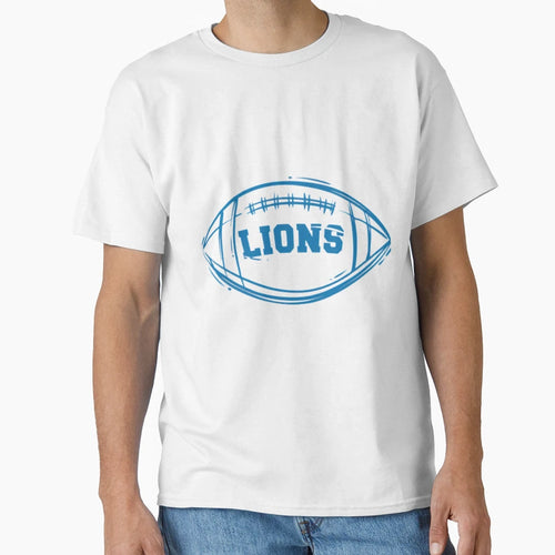 Football Detroit Lions T-Shirt - Aesthetic Graphic Men Women - T-Shirt, Sweatshirt, Hoodie