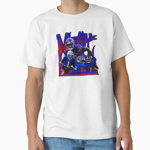 Malik Nabers Team Action Collage T-Shirt - Streetwear Style Unisex - T-Shirt, Sweatshirt, Hoodie