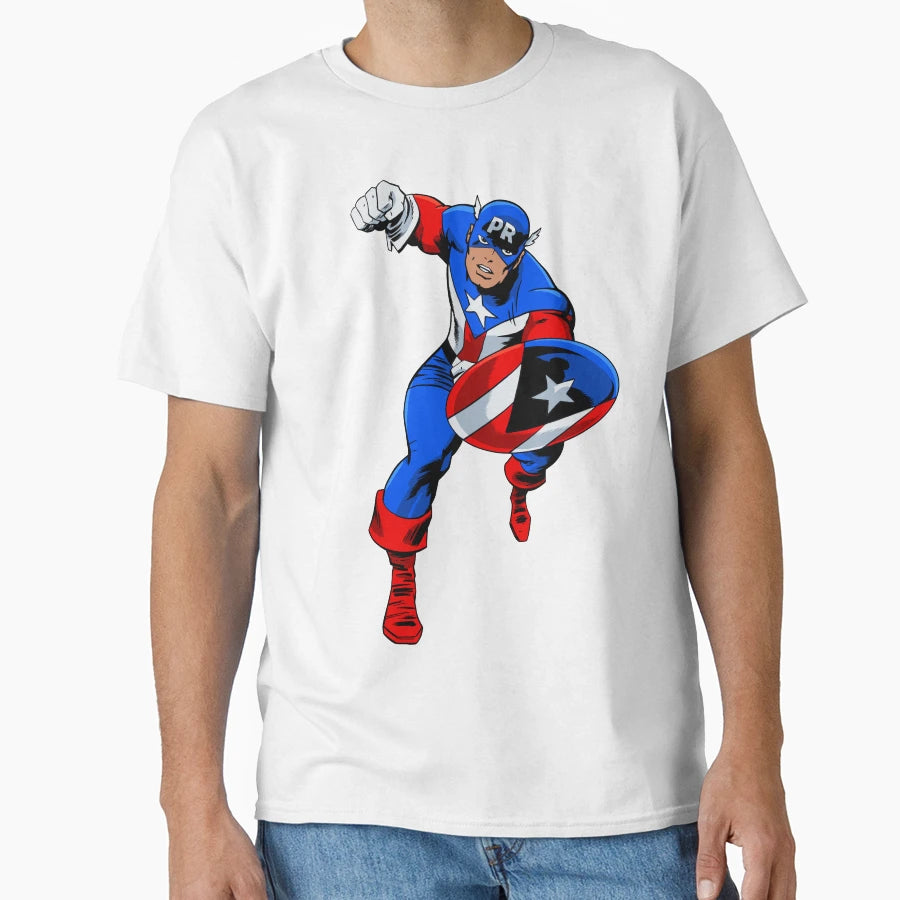 Capit N Puerto Rico T-Shirt - Aesthetic Graphic Men Women - T-Shirt, Sweatshirt, Hoodie