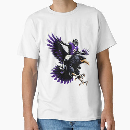 Art Baltimore Ravens T-Shirt - Casual Everyday Wear Unisex - T-Shirt, Sweatshirt, Hoodie